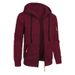New Men's Sports Fitness Casual Jacquard Sweater Cardigan Hooded Jacket Knitted Cardigan_viptrois.com