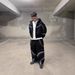 Men's Streetwear Distressed Hooded Sweatshirt - Deconstructed Patchwork Embroidery Oversized Zip-Up Jacket - Grunge Spray Paint Urban Style_viptrois.com