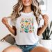 Gardening Hobbies Womens 100% Cotton T-shirt Mens Tees Top Floral Nature Garden Tools_viptrois.com