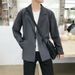 Casual Suit, Men's Korean Version, Loose Fit, Teenage Handsome Work Clothes, Outerwear, Top_viptrois.com