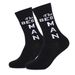 Casual odor-proof black cotton mid-tube alphabet men's socks gift socks_viptrois.com