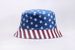 American Flag Five-Pointed Star Bucket Ins Fisherman Sun Protection Visor Hat Women's Trendy Versatile_viptrois.com