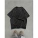Pure Cotton 230g Men's Graphic Oversized Short Sleeve Tee Shirt Y2K V_viptrois.com
