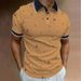 2025d Polo Shirt Men's Button Collar 3D Digital Print Plus Size Sailboat Turn-down Street Short Sleeve_viptrois.com