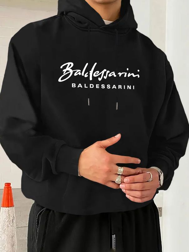 Autumn And Winter Men's Top Sweatshirt Loose And Comfortable Warm And Hooded Sweatshirt Men's Clothing_viptrois.com