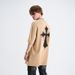 Autumn American Style Washed Salted Cross Loose Cotton Short Sleeve T-Shirt Unisex Street Versatile_viptrois.com