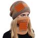 Apparel Accessories Usb Electric Heating Warm Heating Hat Scarf Outdoor Knitted Hat Scarf Two Piece Set Universal Winter Warm Scarf_viptrois.com