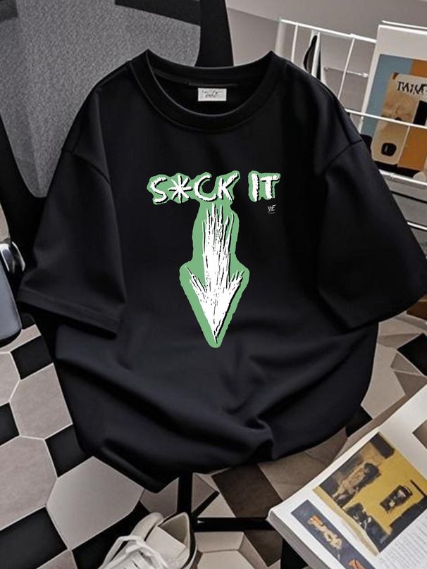 WWF Vintage DMX 1996 D Generation X Suck It T Shirt Tee Homme Streetwear Casual Versatile Designer Clothes Stylish Graphic Breathable Fashion Soft_viptrois.com