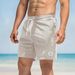 Men's Clothing OOTD Feel Waist Pants Summer Corduroy Shorts Half Length Beach Pants Men's Thin_viptrois.com