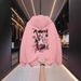 Heavy Trendy Brand Spring And Autumn Printed Sweater Ruffian Handsome Men's Trendy Round Neck Versatile Autumn And Winter Velvet Long-sleeved Top_viptrois.com