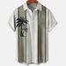 Men's Clothing Summer New Large Size Men's Casual Slim Beach 3D Printed Short Sleeved Shirt, Men's Shirt_viptrois.com