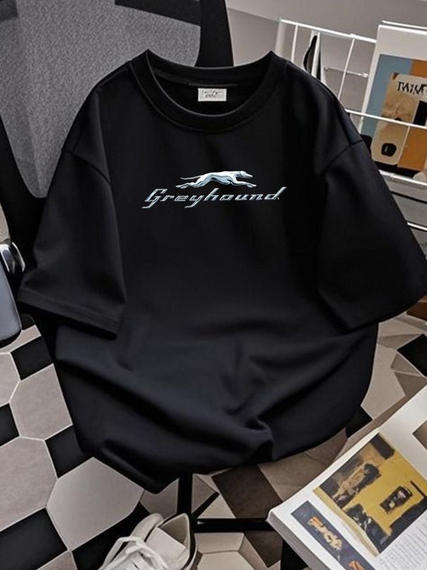 New T Shirt Greyhound Bus Station Logo Usa Size Unisex Designer Clothes Summer Slightly Stylish Versatile Breathable Graphic Streetwear Casual_viptrois.com
