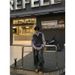 Pure Two-Piece Sweater Patchwork Turn-Down Collar Striped Men's Autumn American Retro Loose Casual Long Sleeve Shirt_viptrois.com