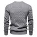 Men's Clothing High Quality Men's Sweater Pullover Deer Embroidery Solid Color Knitted Sweater_viptrois.com