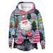 Pure European And American Cross-Border Trade 3D Printed Sweatshirt Men's Hoodie With Cap Hot-Selling Christmas Edition_viptrois.com