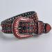 VOOTHOST Men's Jeans Rhinestone Large Size Women's Western Denim Shiny Rivet Design Leather HipHop Punk Rock Y2K Style Belt VB074_viptrois.com