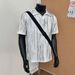 American Tie-dye Lapel Short-sleeved T-shirt Men's Summer Trendy Brand Loose Casual Versatile Teen Ruffian Handsome Clothes_viptrois.com