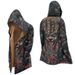 2024 New Skeleton Element Hoodie With Brown Thick Velvet Coat Zipper Patch Bag Warm Cotton_viptrois.com