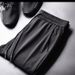 Men's Clothing Summer Thin Ice Silk Pants Men's Casual Versatile Trousers Source Loose Sports Pants Slim Elastic Nine Point Leg_viptrois.com