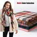 Unisex Autumn and winter 48 plaid square scarf shawls_viptrois.com