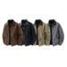 Men's Clothing Corduroy Workwear Jacket With Lapel Collar - Stylish Casual Coat For Youth, Trendy & Loose Fit - Black, Army Green, Coffee, Grey_viptrois.com