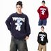 Mink Velvet Knitted Men's Trendy Brand Christmas Snowman Letter Lazy Style Autumn Winter Sweater Export Cross-Border_viptrois.com