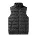 Men's Lightweight Winter Vest Hooded Sleeveless Jacket, Slim Fit Zip-Up Puffer Gilet For Casual & Outdoor_viptrois.com