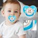 Jinleiou Baby Pacifier Heart Shape Reusable Silicone Comfortable Grip Dummy Pacifier for Household_viptrois.com