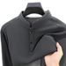 2025 New Double-Sided Thermal Base Shirt Men's Stand Collar Long Sleeve T-Shirt Autumn Winter Slim Fit Business Casual_viptrois.com