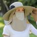 Women's Summer Sun Hat With Full Face & Neck Protection - Wide Brim UPF 50+ Outdoor Cycling Hat (Breathable & Lightweight Design)_viptrois.com