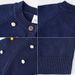 Miso BearSpring/Autumn Children's Round Neck Children's Handmade Colorful Ball-Shaped Cardigan, Girls' Cotton Sweater And Cardigan._viptrois.com
