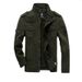 New Washed Workwear Flight Youth Standing Collar Men's Top Jacket_viptrois.com