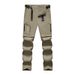 Men's Clothing And Women In Summer Thin Detachable Two Section Hiking Trousers Assault Pants Mountaineering Sports Pants_viptrois.com