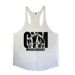 Men's Clothing Muscle Fitness Bodybuilding Vest Fashion Sports Training Loose Printed Round Hem_viptrois.com