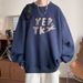Autumn Style Interior Bottom Shirt Round Neck Sweatshirt Popular Long Sleeved Casual Top Coat_viptrois.com