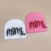 New Y2K American Style Hot Girl Letter Color Matching Knitted Hat Ladies Warm Sweet Cool Ins All Match Pullover Hat Wholesale_viptrois.com