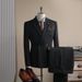 Men's Slim-Fit Blazer Suit Set -Inspired | Double-Breasted & Wrinkle-Free For Weddings & Business_viptrois.com