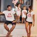 Parent Child Clothing Summer New Style Family Short Sleeved T Shirt Family Of Three Mother And Child_viptrois.com