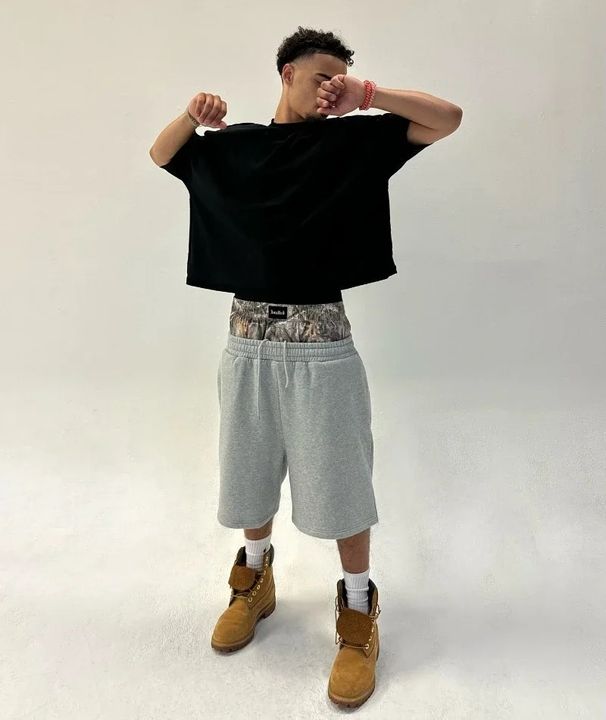 Men's Clothing Cross Border Street Fashion Pattern Embroidery Double Waist Lace Casual Straight Pants Men's Sports Casual Trousers_viptrois.com