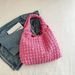 Women's Handle Bags Clouds, Bubbles, Folds, Commuter One-shoulder Vest Bag, Simple Handbag, Large-capacity Messenger Bag_viptrois.com