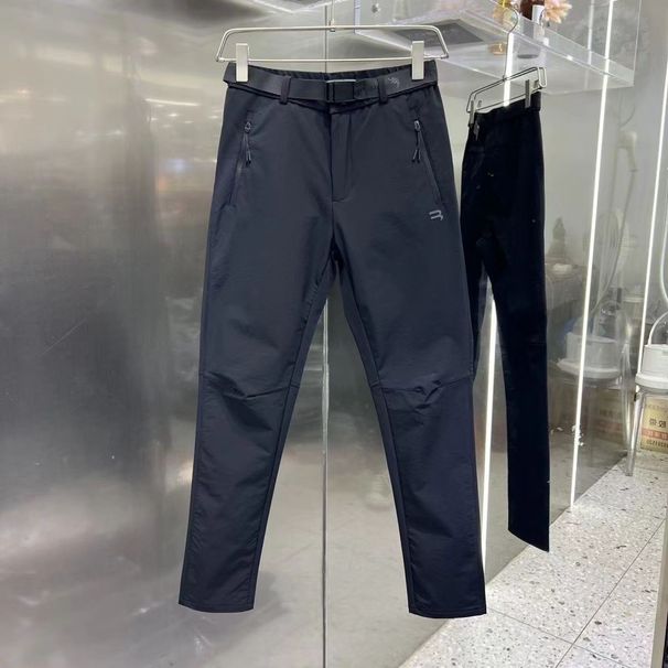 Spring And Autumn Thickened Casual Sports Outdoor Hiking Pants, Stylish Men's Versatile Slim-fit Straight Pants_viptrois.com