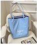 Men's Handbags Leisure Large-capacity Bag Women's Fashion Texture Shoulder Bag Simple Canvas Handbag Commuter Tote Bag_viptrois.com