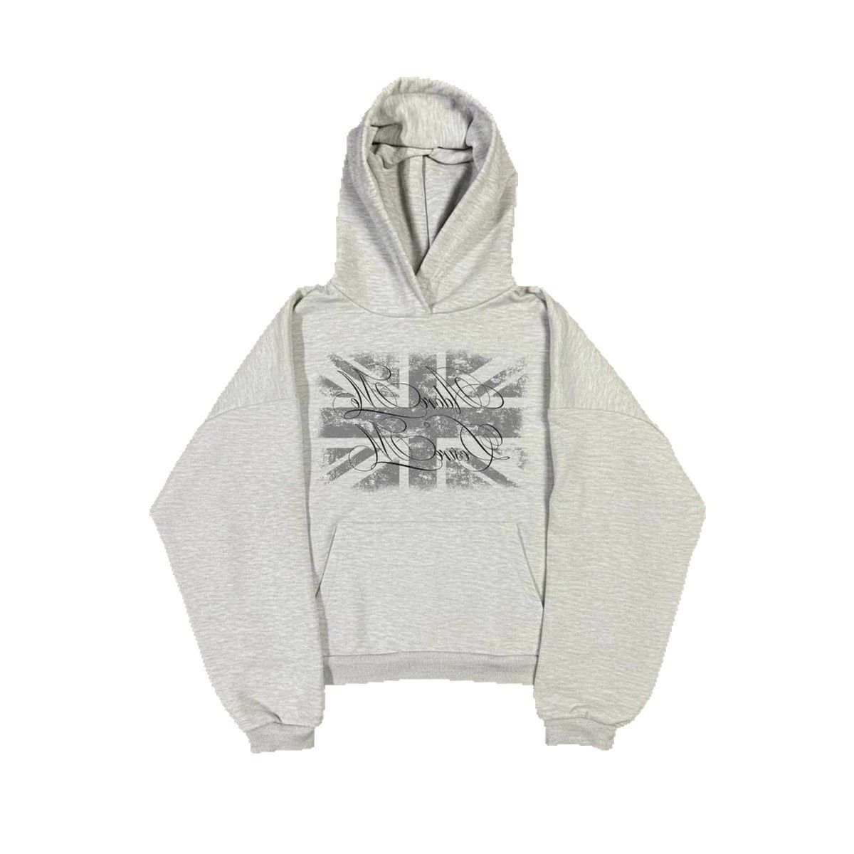 Flag Print Hoodie, Streetwear Pullover For Men & Women, Spring Fashion Graphic Sweatshirt, Casual Cotton Blend Hooded Top_viptrois.com
