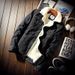 Men's Fleece-Lined Denim Jacket – Slim Fit Winter Coat, Warm & Stylish (Light Blue/Dark Blue/Black, S–6XL)_viptrois.com