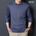 2023Polo Shirt Lapel Long Sleeve Men's Trend Lapel Men's Embroidery Business Casual Long Sleeve T-Shirt Spring And Autumn_viptrois.com