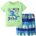 Mother & Kids Boys T Shirt Short Sleeved Suit 25 New Summer Suit Children's Summer Clothes Children's Two Piece Suit Children's T Shirt Suit_viptrois.com