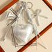 Luxury Silver PU Heart Shape Bow Keychain Charm - Fashionable Bag & Purse Accessory, Perfect Gift For Women & Girls_viptrois.com