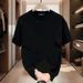 Men's Clothing Short-sleeved T-shirt Men's 2024 Summer New Men's Clothing Loose Cotton Half-sleeved Round Neck Bottoming Shirt T-shirt_viptrois.com