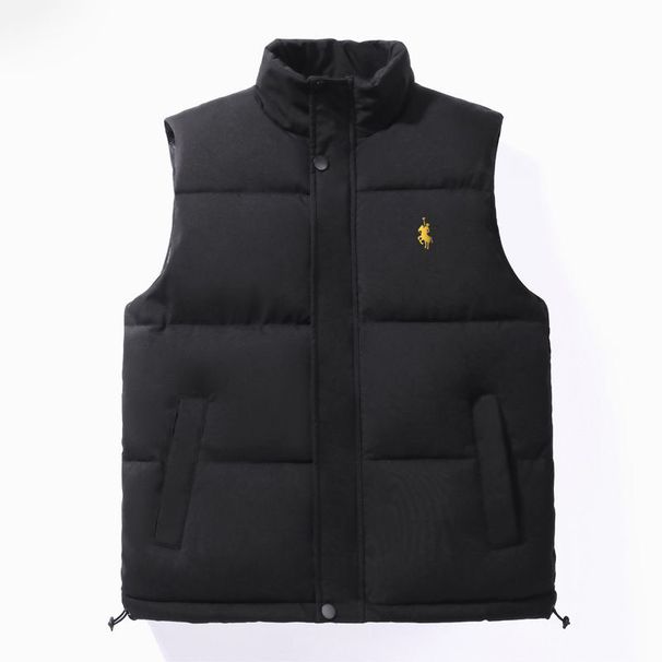 Men's Quilted Vest Jacket – Windproof Padded Sleeveless Coat With Fleece Lining, Lightweight Warm Winter Layering For Casual & Outdoor (Sizes M-5XL)_viptrois.com