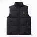 Men's Quilted Vest Jacket – Windproof Padded Sleeveless Coat With Fleece Lining, Lightweight Warm Winter Layering For Casual & Outdoor (Sizes M-5XL)_viptrois.com